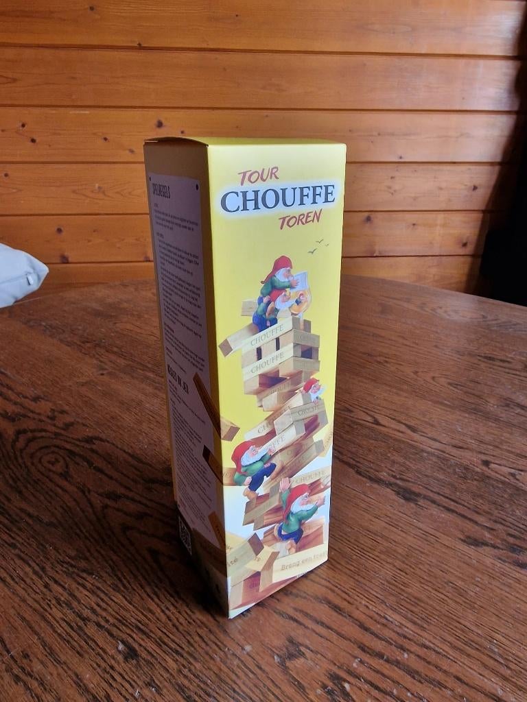 Chouffe Jenga toren, Hobby en Vrije tijd, Gezelschapsspellen | Overige, Ophalen of Verzenden, Nieuw