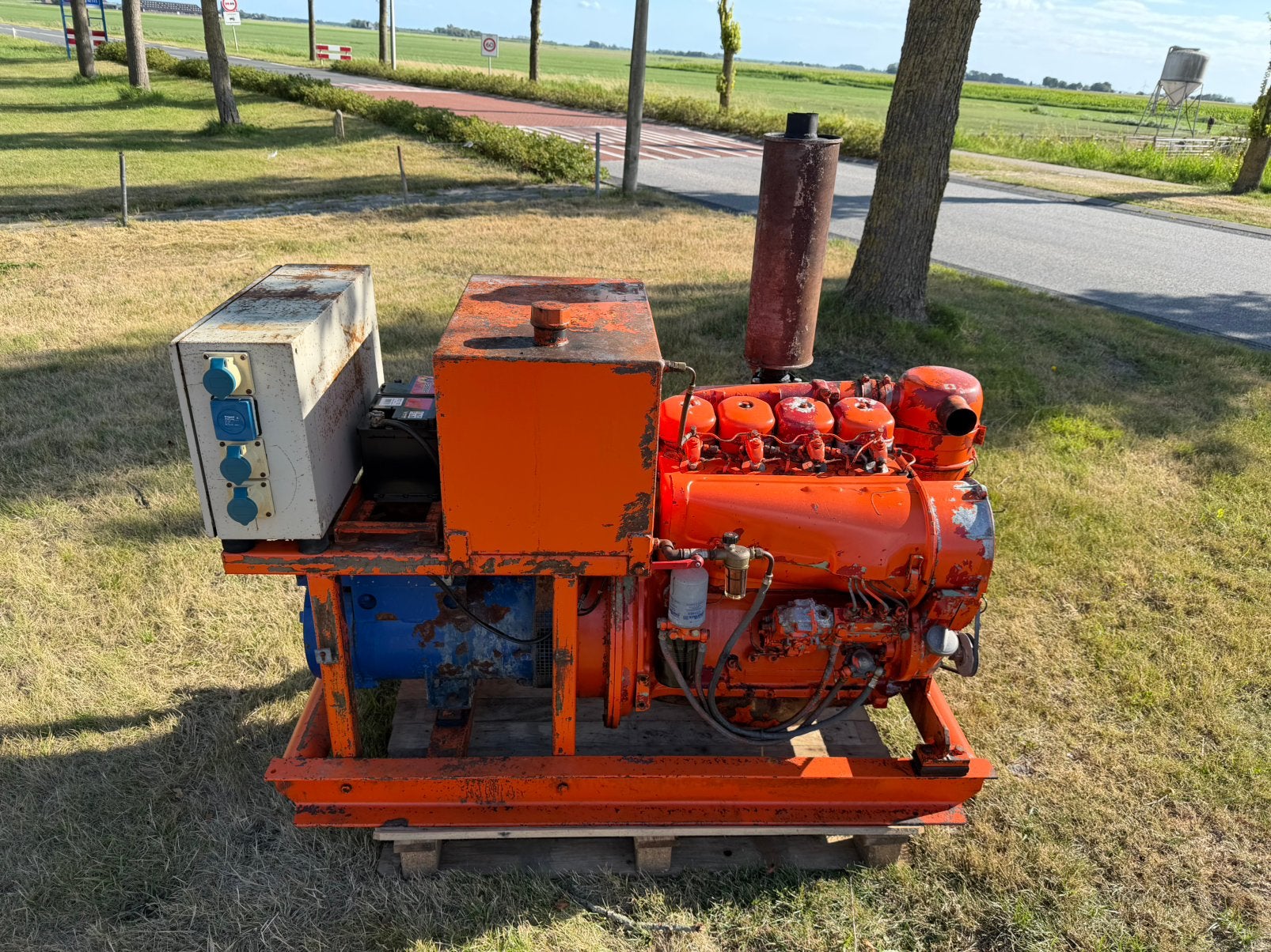 30 KVA aggregaat 230/400 Volt Deutz diesel generator, Ophalen, Gebruikt, Dieselolie, Elektrisch startend