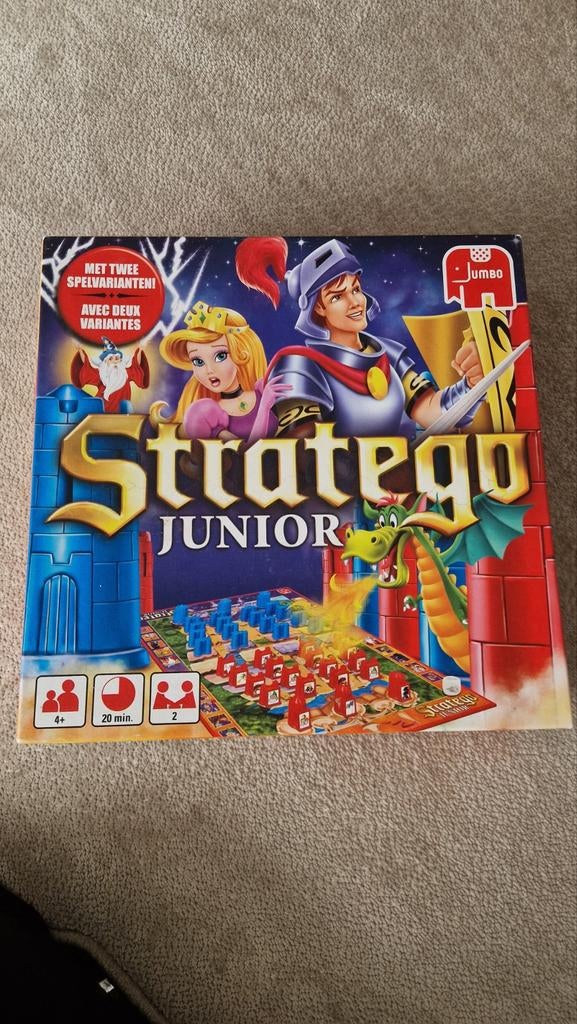 Stratego Junior Bordspel - Zo goed als nieuw, Een of twee spelers, Ophalen of Verzenden, Zo goed als nieuw, Jumbo