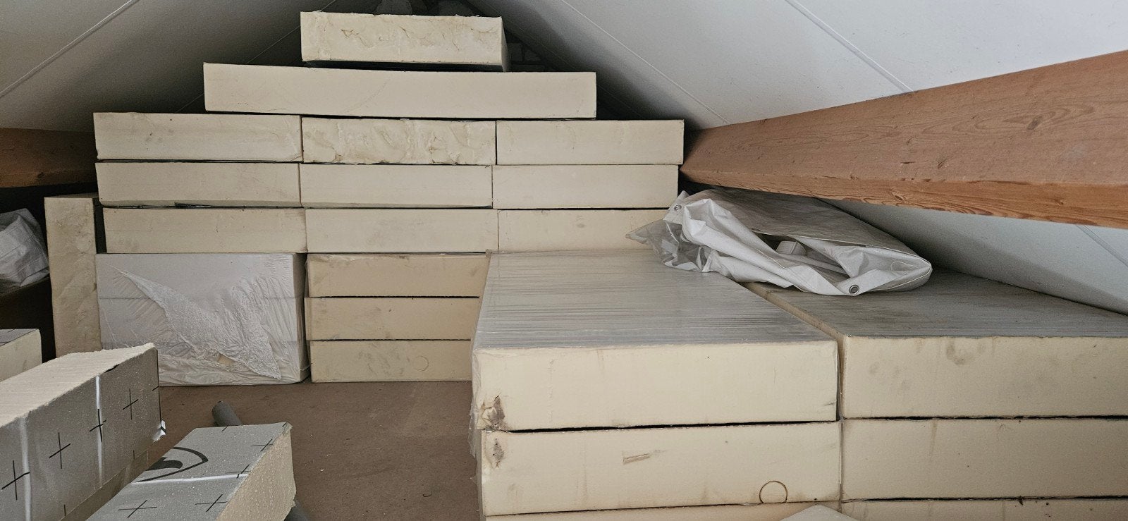 PIR isolatie B keus, Ophalen, 12 cm of meer, Zo goed als nieuw, Hardschuim (Pir)
