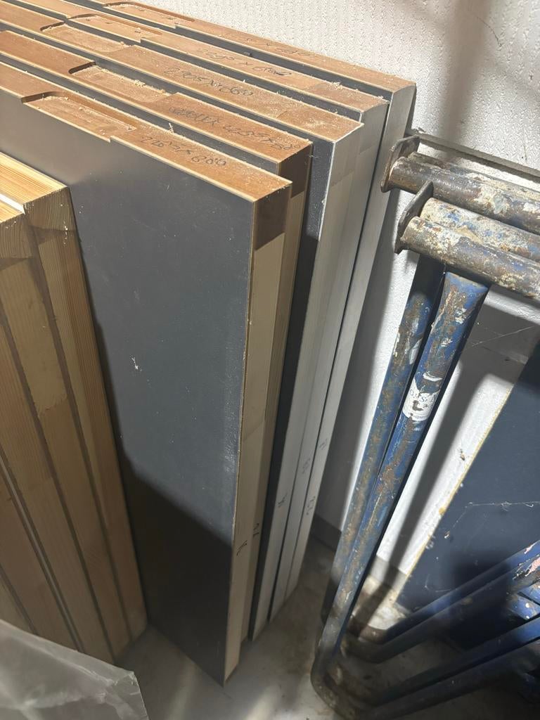 Nieuwe HPL binnendeuren, grijs, diverse hoogtes, 80 tot 100 cm, 215 cm of meer, Binnendeur, Nieuw