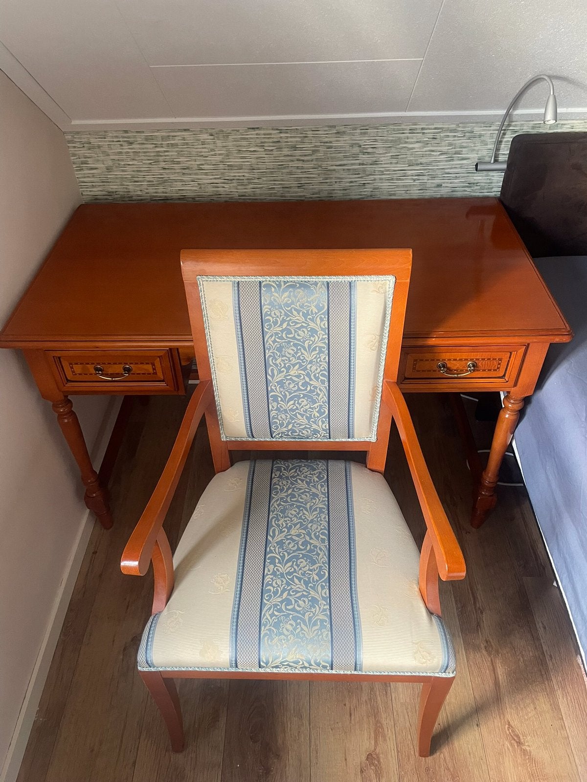 Chique Selva Epoca Bureau - Kersenhout - Biedermeier Stijl, Ophalen