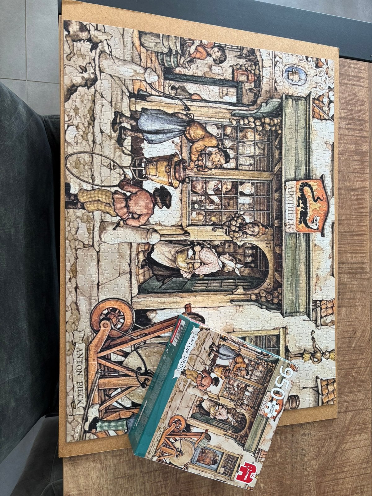 Anton pieck puzzel, Ophalen, 500 t/m 1500 stukjes, Zo goed als nieuw, Legpuzzel