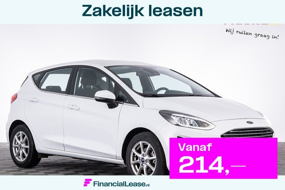 Ford Fiesta 1.0 EcoBoost Titanium Automaat | ECC ✅ 1e Eige, 12 maanden, Gebruikt, Zwart, Bluetooth