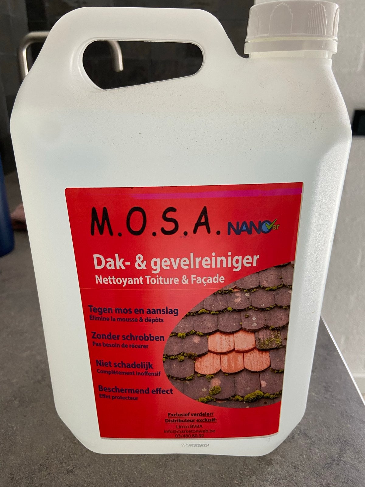 M.O.S.A. Dak- & gevelreiniger 5L - Nieuw, Ophalen of Verzenden, Nieuw