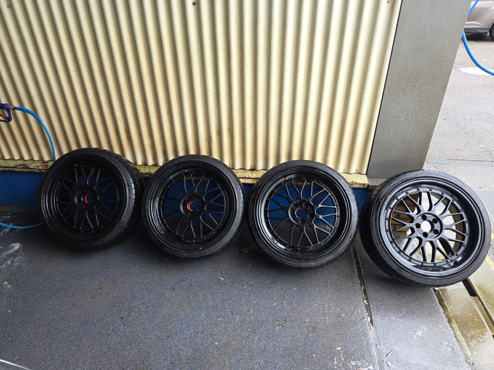 19 inch replica bbs 5x100, Gebruikt, Velg(en), 235 mm, Personenwagen