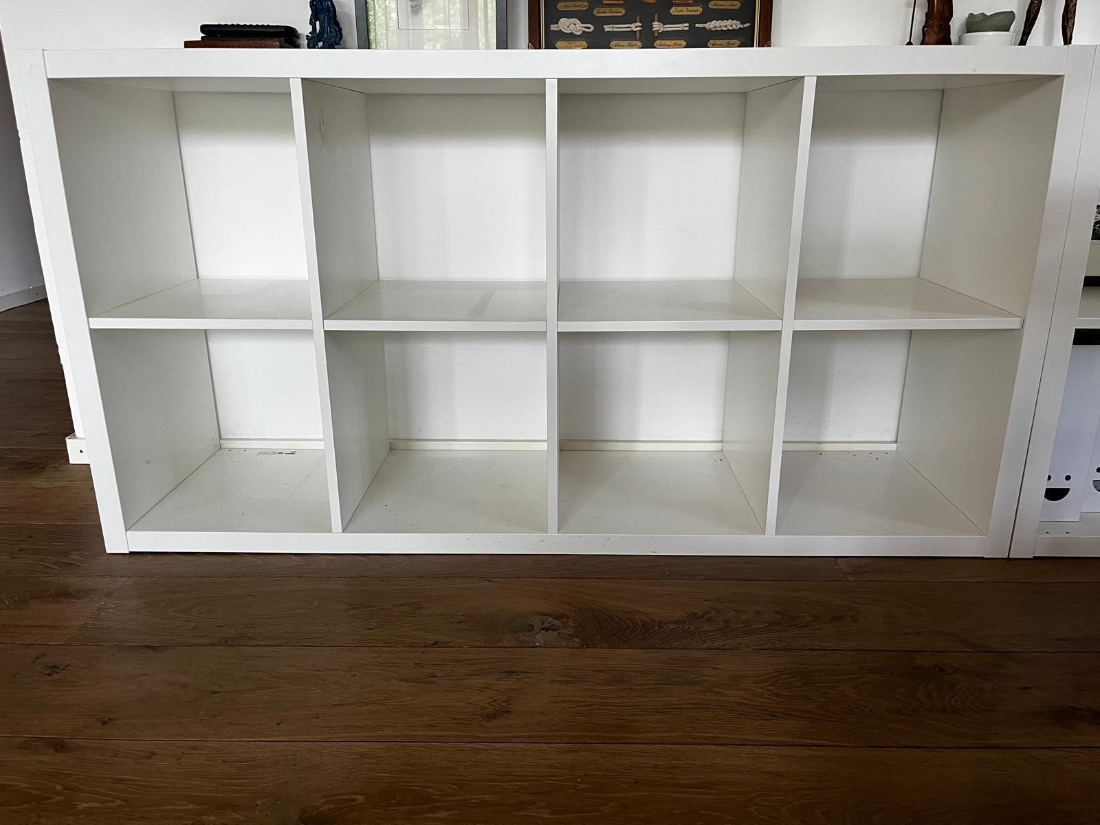 4 Witte Kallax/Expedit kast met 8 vakken, Ophalen, Gebruikt