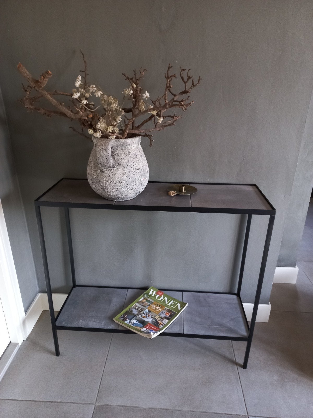 prachtige sidetable, Huis en Inrichting, Woonaccessoires | Zuilen en Pilaren, Ophalen of Verzenden, Zo goed als nieuw