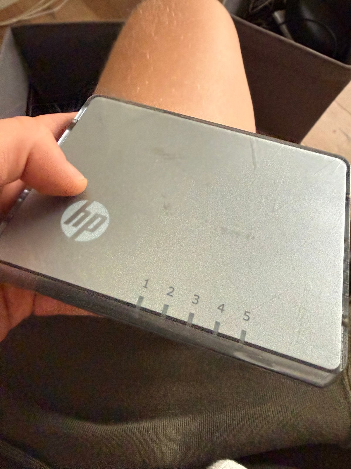 HP V1405-5 Switch 3Com 5-poorts netwerkswitch, Computers en Software, Ophalen of Verzenden, Gebruikt