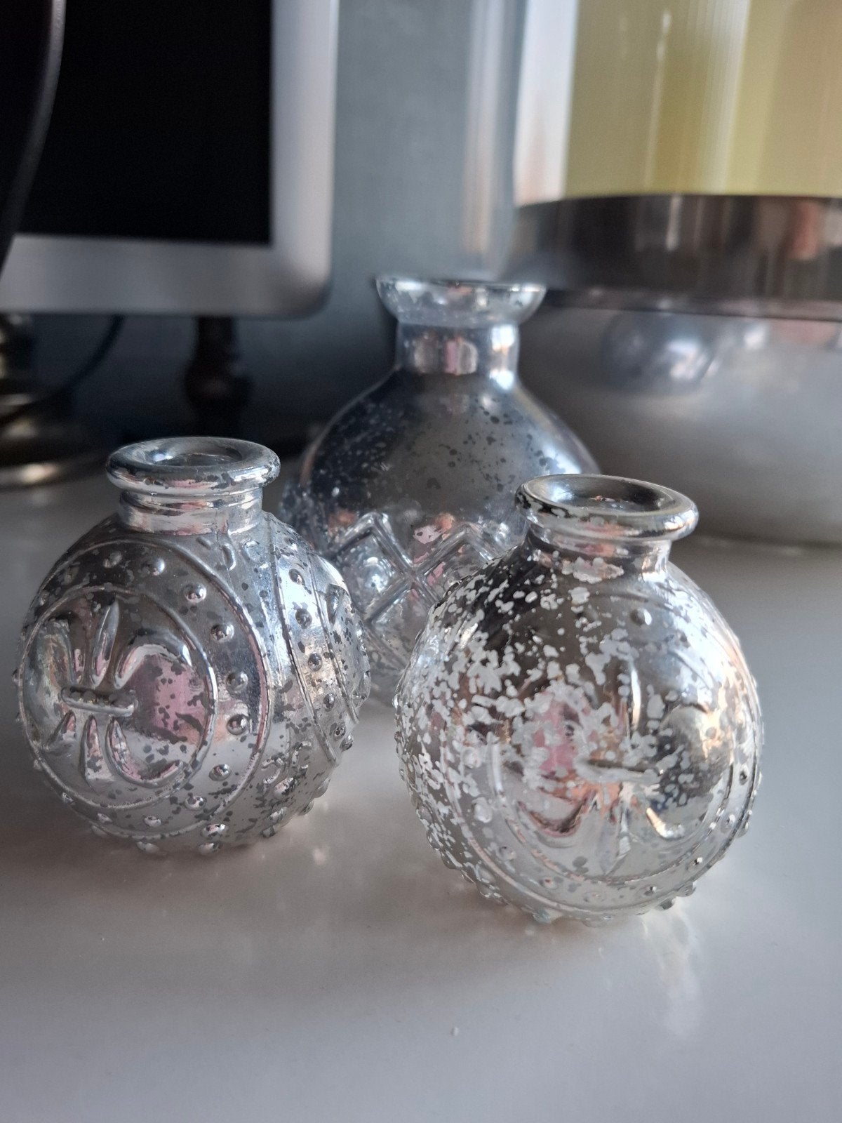 3 kleine vaasjes, Huis en Inrichting, Woonaccessoires | Vazen, Ophalen of Verzenden