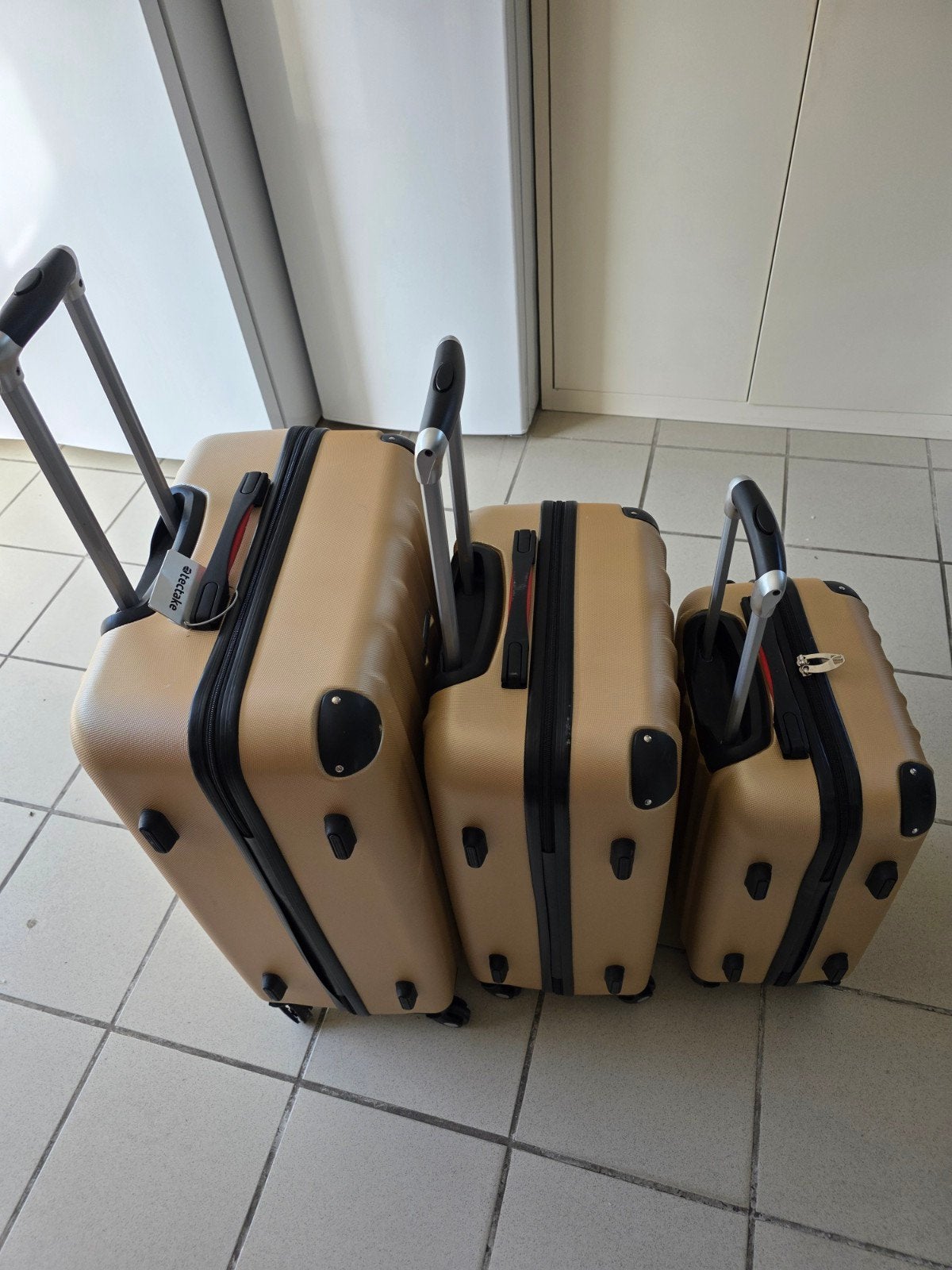koffer set 3 stuks  tectake, Motoren, Ophalen of Verzenden, Nieuw
