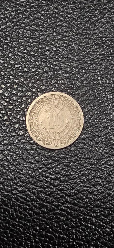 1#    Mexico 10 centavos 1936, Ophalen of Verzenden, Midden-Amerika