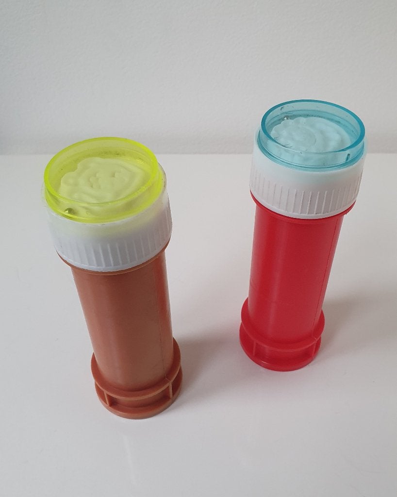 originele vintage/ retro bellenblaas flesjes, Verzenden, Zo goed als nieuw