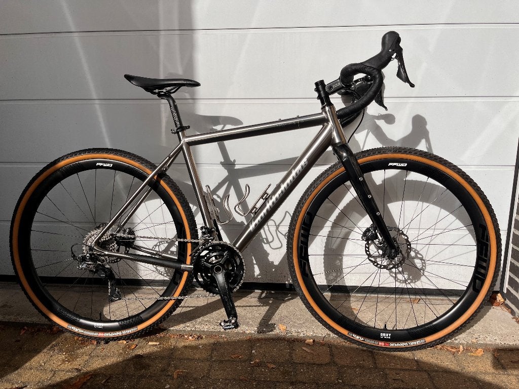 Van Nicholas Rowtag Titanium Gravelbike Shimano GRX Maat S, 28 inch, 49 tot 53 cm, Ophalen of Verzenden, Zo goed als nieuw