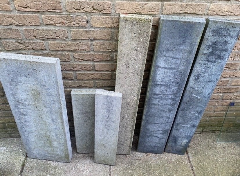 Betonnen opslijtbanden, Tuin en Terras, Overige Tuin en Terras, Ophalen, Nieuw