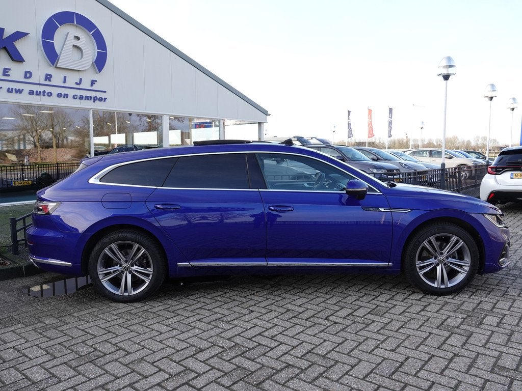 Volkswagen Arteon Shooting Brake 1.4 TSI eHybrid R-Line PANO, Auto's, Volkswagen, Arteon, Gebruikt, Blauw, Hybride Elektrisch/Benzine