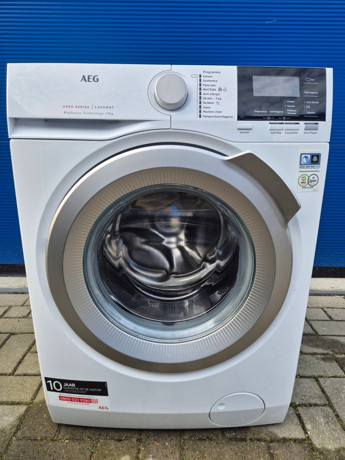 AEG Lavamat 6000 Series ProSense Wasmachine 7kg, 6 tot 8 kg, Ophalen, Zo goed als nieuw, Voorlader