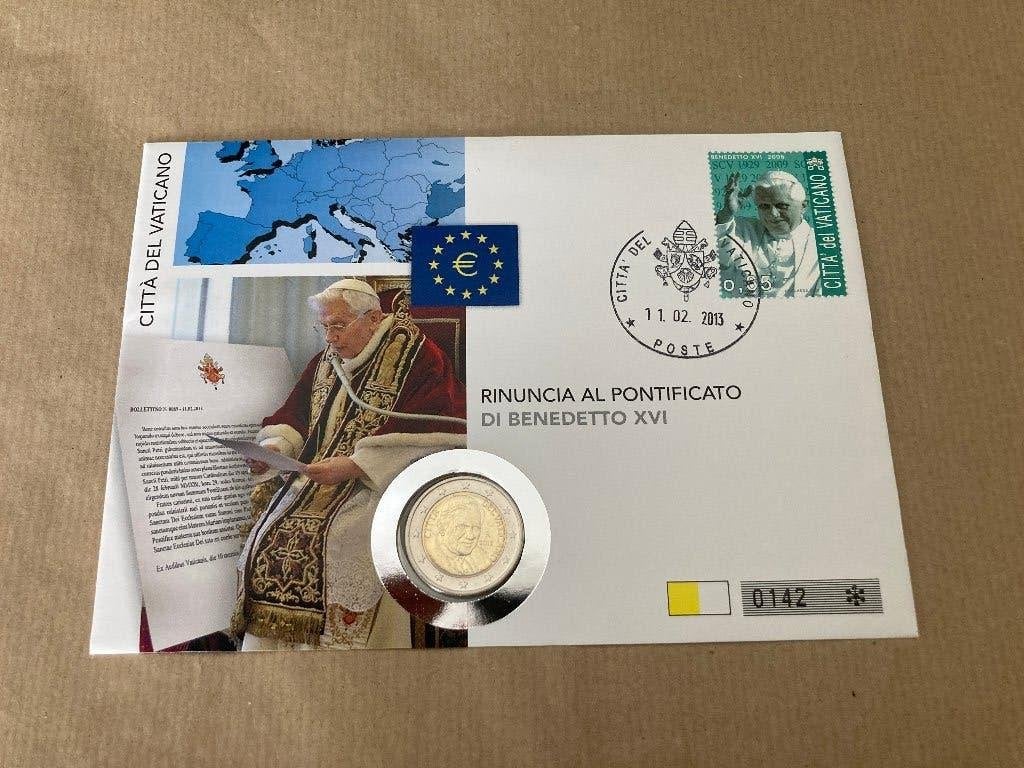 2 € Numisbrief. Vaticaan. 2012., Postzegels en Munten, Ophalen, Vaticaanstad, 2 euro, Losse munt