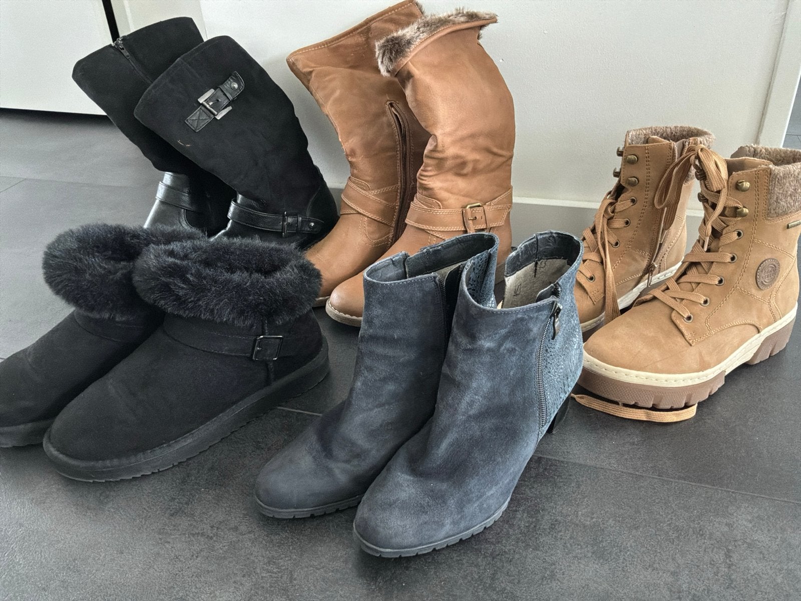 Partij dameslaarzen en -schoenen maat 39, Ophalen, Overige kleuren, Overige typen, Zo goed als nieuw