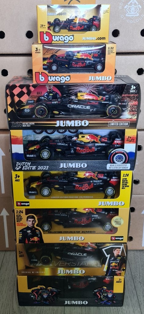 Max Verstappen Jumbo, Ophalen of Verzenden, Zo goed als nieuw, Auto, Bburago