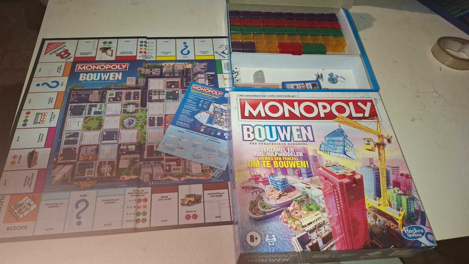 Monopoly bouwen, Drie of vier spelers, Ophalen of Verzenden, Nieuw, Hasbro Gaming