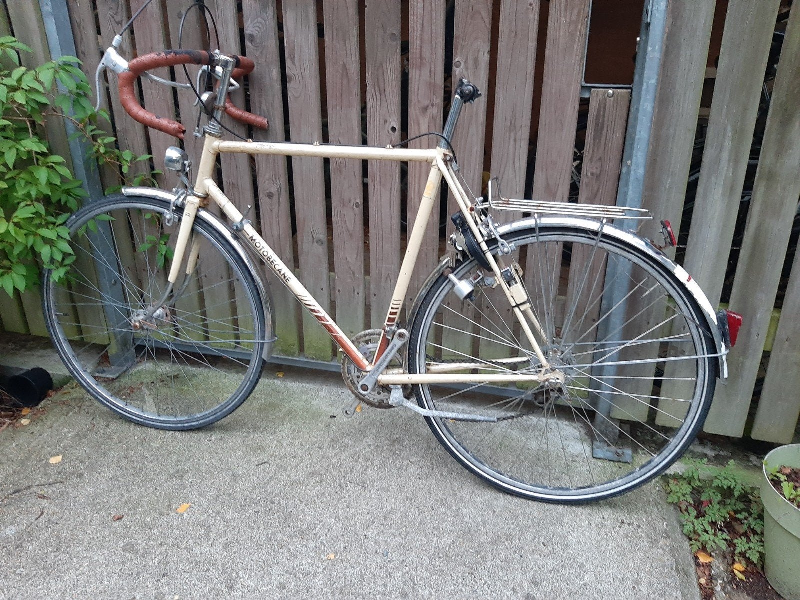 Oude vintage Motobecane fiets voor onderdelen, 55 tot 59 cm, Ophalen, Motobecane, Jaren '60 of nieuwer