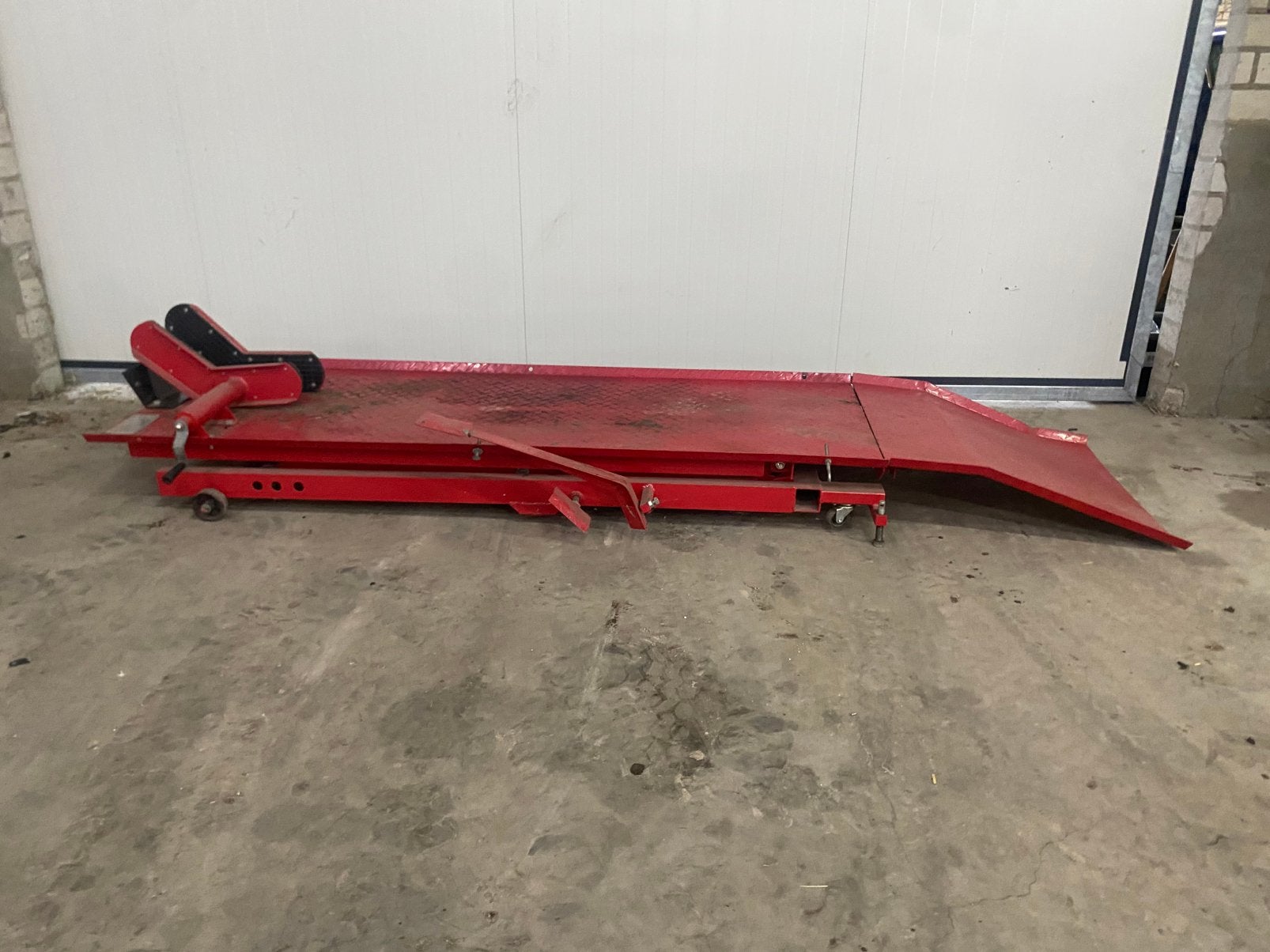 TeKoop Goed werkende scooter / motor brug / heftafel., Ophalen, Gebruikt