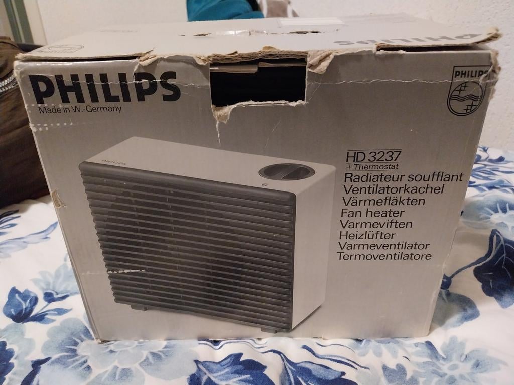 Philips HD 3237 Ventilator Kachel met Thermostaat, Gebruikt, Overige soorten, Elektrisch, Ophalen of Verzenden