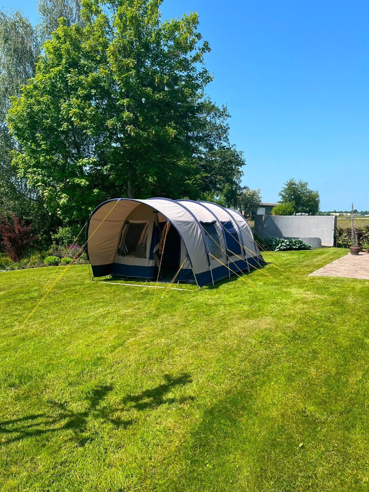 Vrijbuiter tunneltent - Ruime en comfortabele familietent, Caravans en Kamperen, Tenten, Ophalen, Gebruikt, Tot en met 4