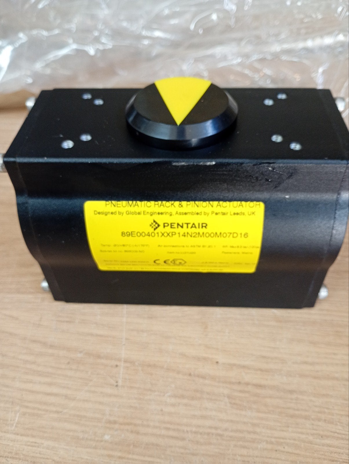 Pentair Pneumatische Rack & Pinion Actuator, Ophalen of Verzenden