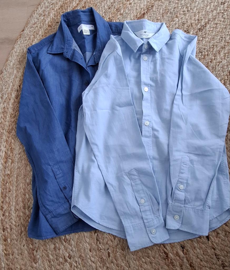 Net jasje. Blazer. Maat 140. Blauw. + 2 overhemden maat 140., Overige typen, Ophalen of Verzenden, Zo goed als nieuw, Zara