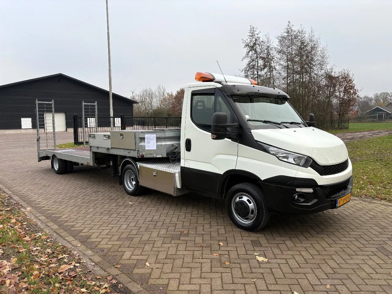 Iveco Daily 40 C21 Be trekker 7 ton - be oplegger KUIPER 5 t, Automaat, Euro 5, Achterwielaandrijving, Gebruikt