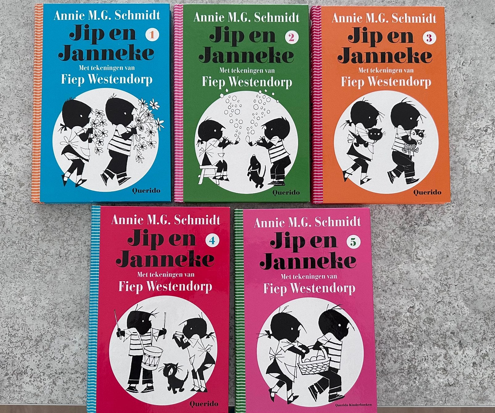 Boeken Jip en Janneke (Hema) Delen 1 tot en met 5, Boeken, Ophalen, Zo goed als nieuw, Fictie algemeen