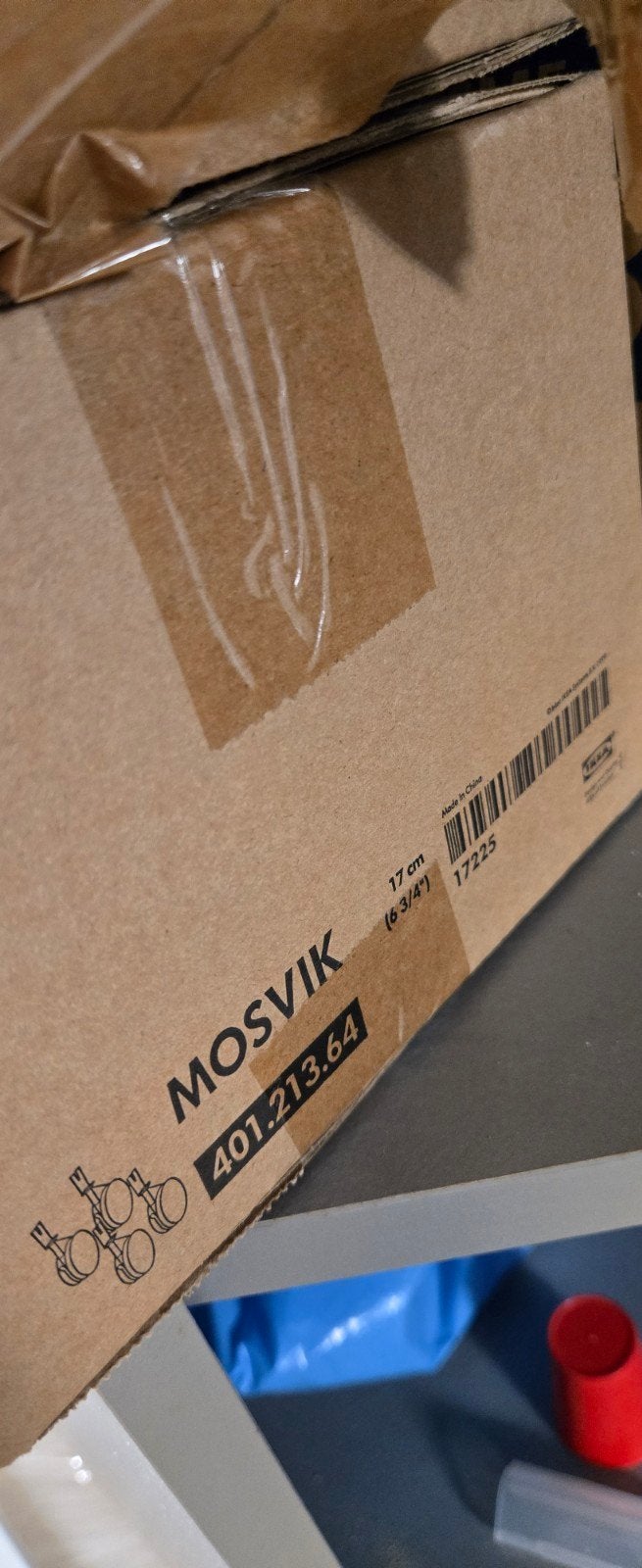 2x IKEA MOSVIK wielen 401.213.64 - Nieuw in doos, Ophalen of Verzenden