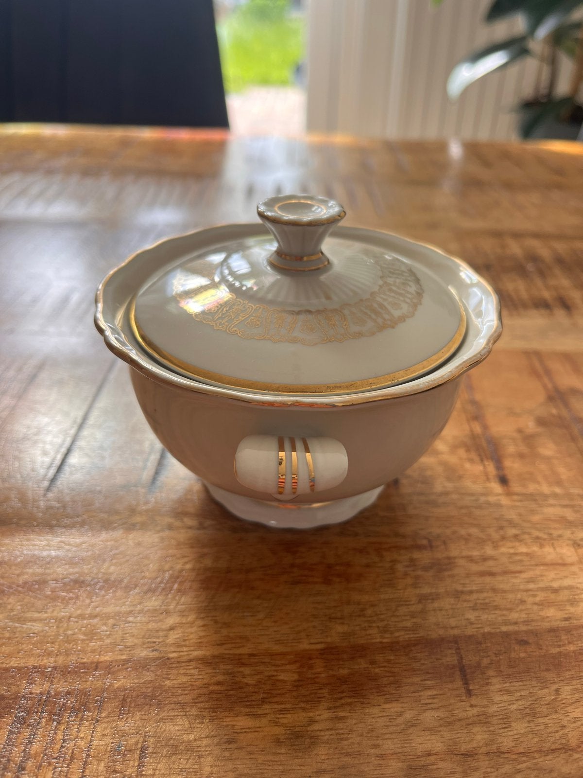 Vintage Zeh Scherzer Bavaria Germany Suikerpot Rosetta, Ophalen of Verzenden