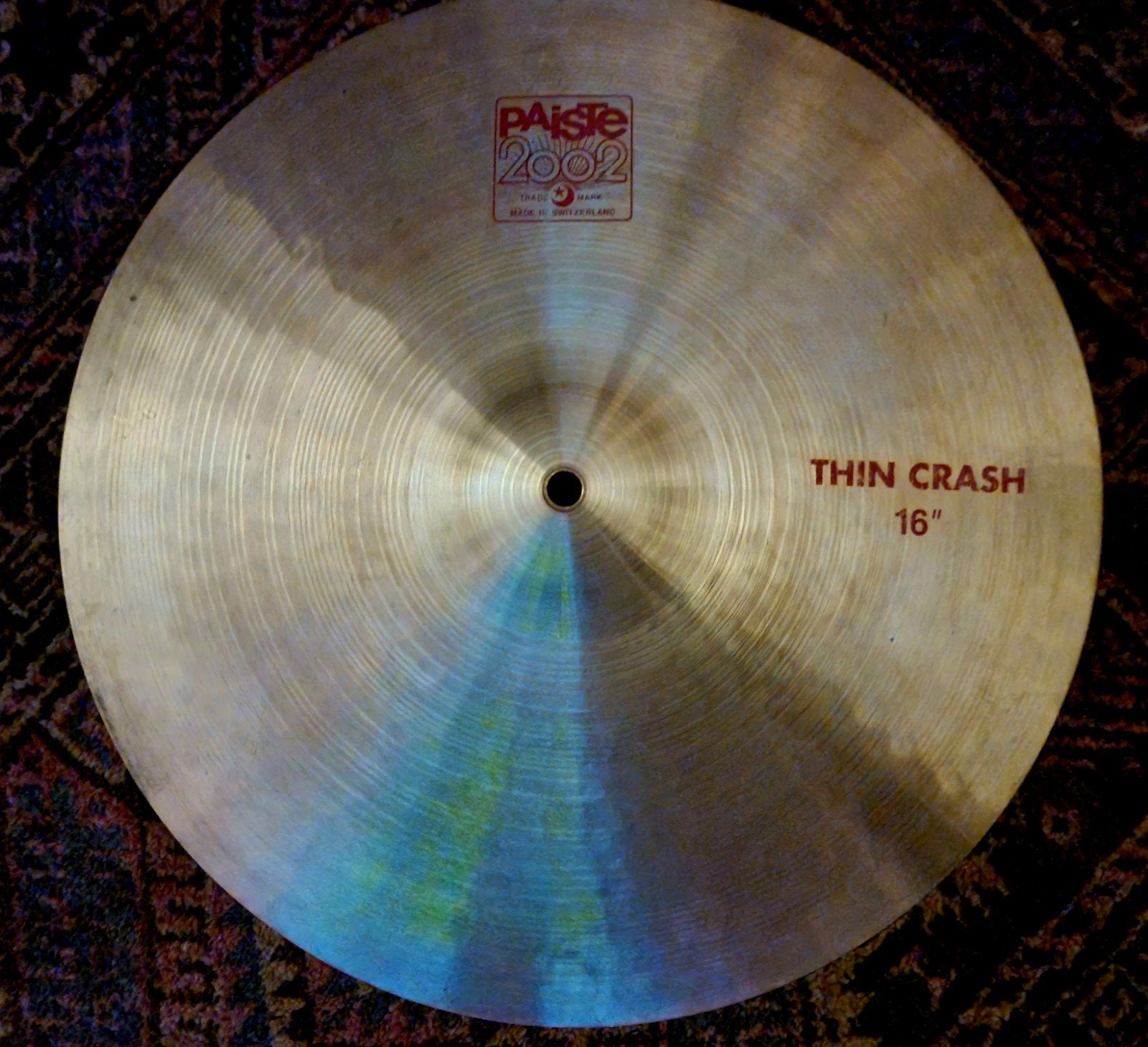 Paiste 2002 Thin Crash 16 inch bekken, Ophalen of Verzenden, Gebruikt
