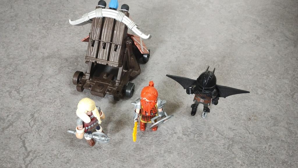 Playmobil Dragons - 2 figuren en katapult, Ophalen of Verzenden