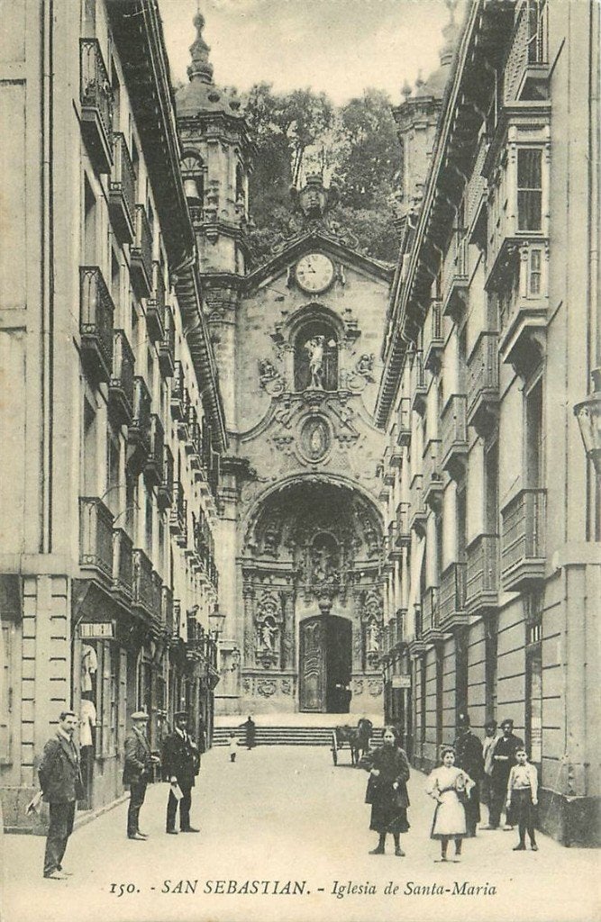 379-160-017 San Sebastian, Verzenden, Voor 1920, Spanje