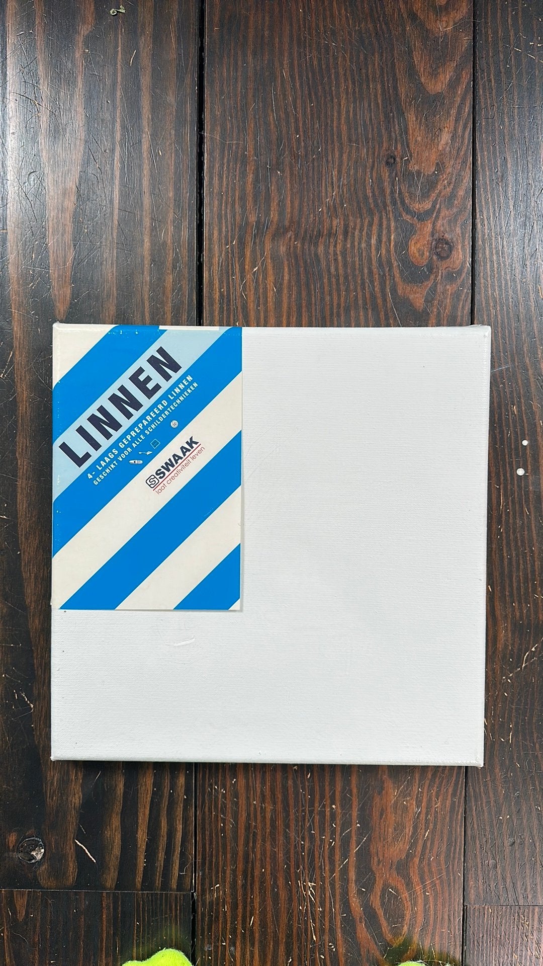 Swaak linnen canvas 30x30, Ophalen