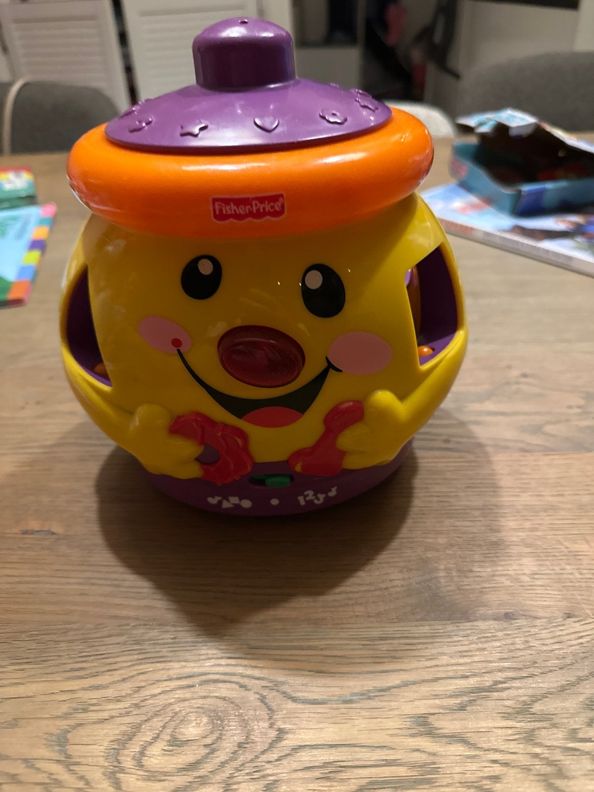 Fisher-Price Koektrommel Vormenstoof met Geluid en Licht, Ophalen of Verzenden, Gebruikt, Speelset, Met licht