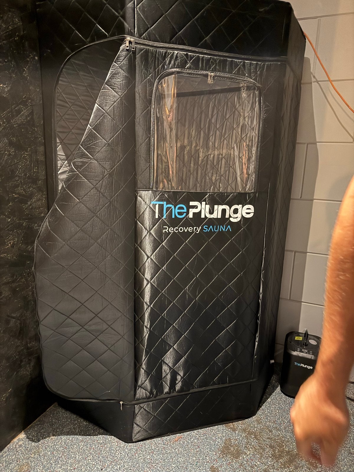 The Plunge Recovery Sauna, Ophalen of Verzenden, Zo goed als nieuw, Infrarood, Complete sauna