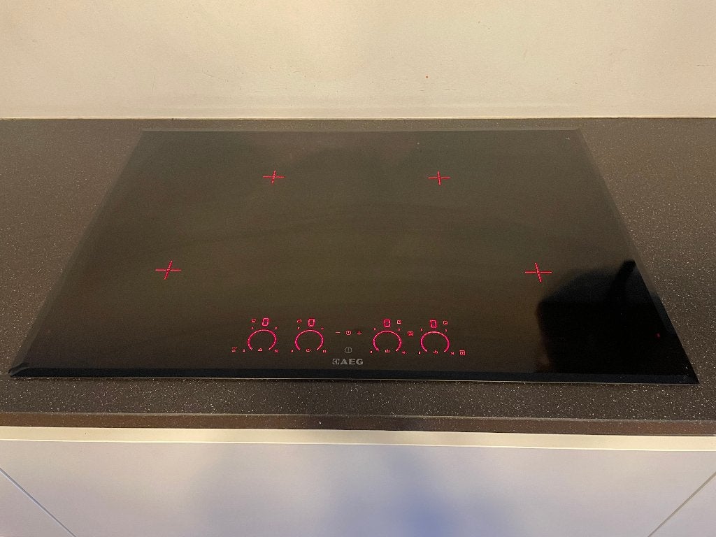 AEG inductie kookplaat (490x750mm), Witgoed en Apparatuur, Zo goed als nieuw, Inbouw, Inductie, 4 kookzones
