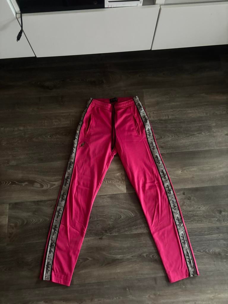 Australian broek roze met zilver/witte bies oud model!, Ophalen of Verzenden, Zo goed als nieuw, Roze, Maat 36 (S)