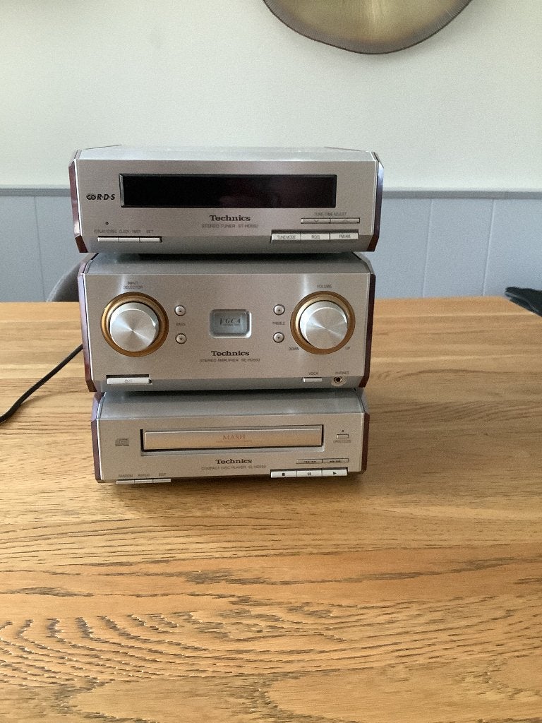 Technics ST-HD550 midi stereoset, Gebruikt, Losse componenten, Tuner of Radio, Ophalen