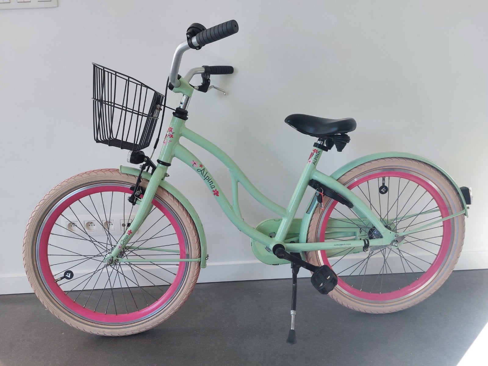 Alpina ocean meisjesfiets 22inch, Fietsen en Brommers, Fietsen | Meisjes, Ophalen, Zo goed als nieuw, 22 inch