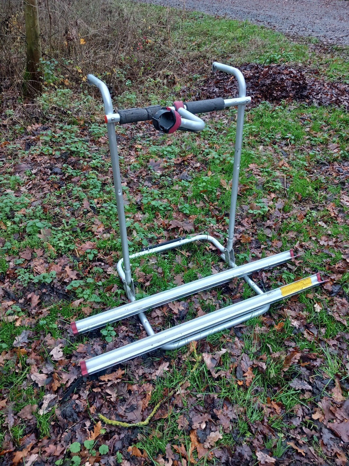 fietsenrek, Ophalen