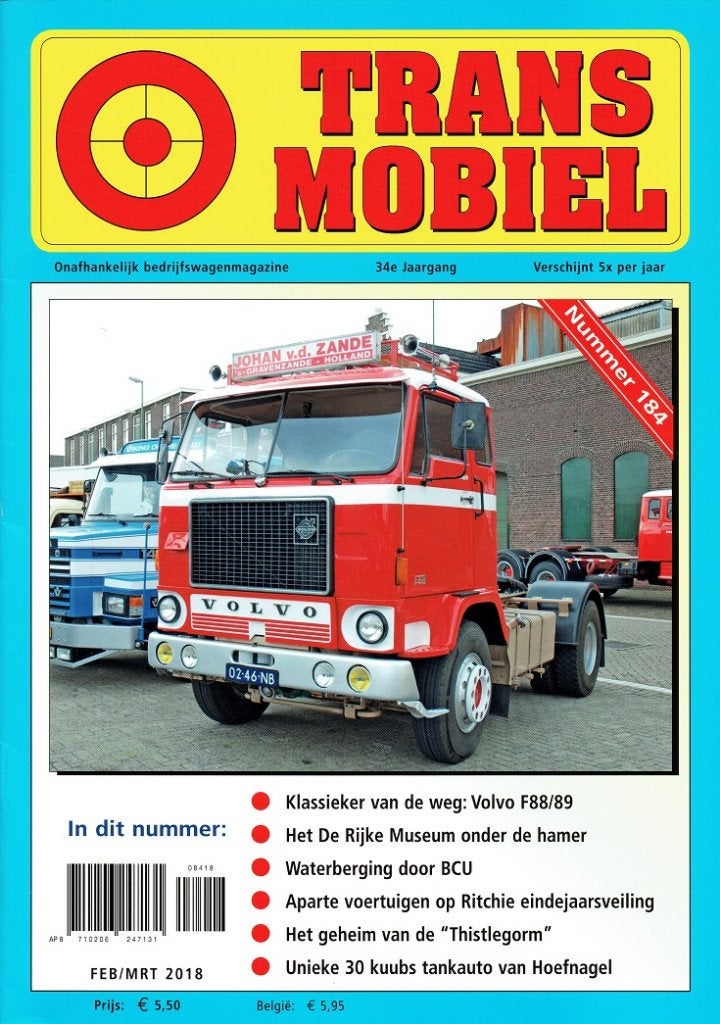 Transmobiel 2018 nr. 184, Boeken, Verzenden, Zo goed als nieuw, Algemeen