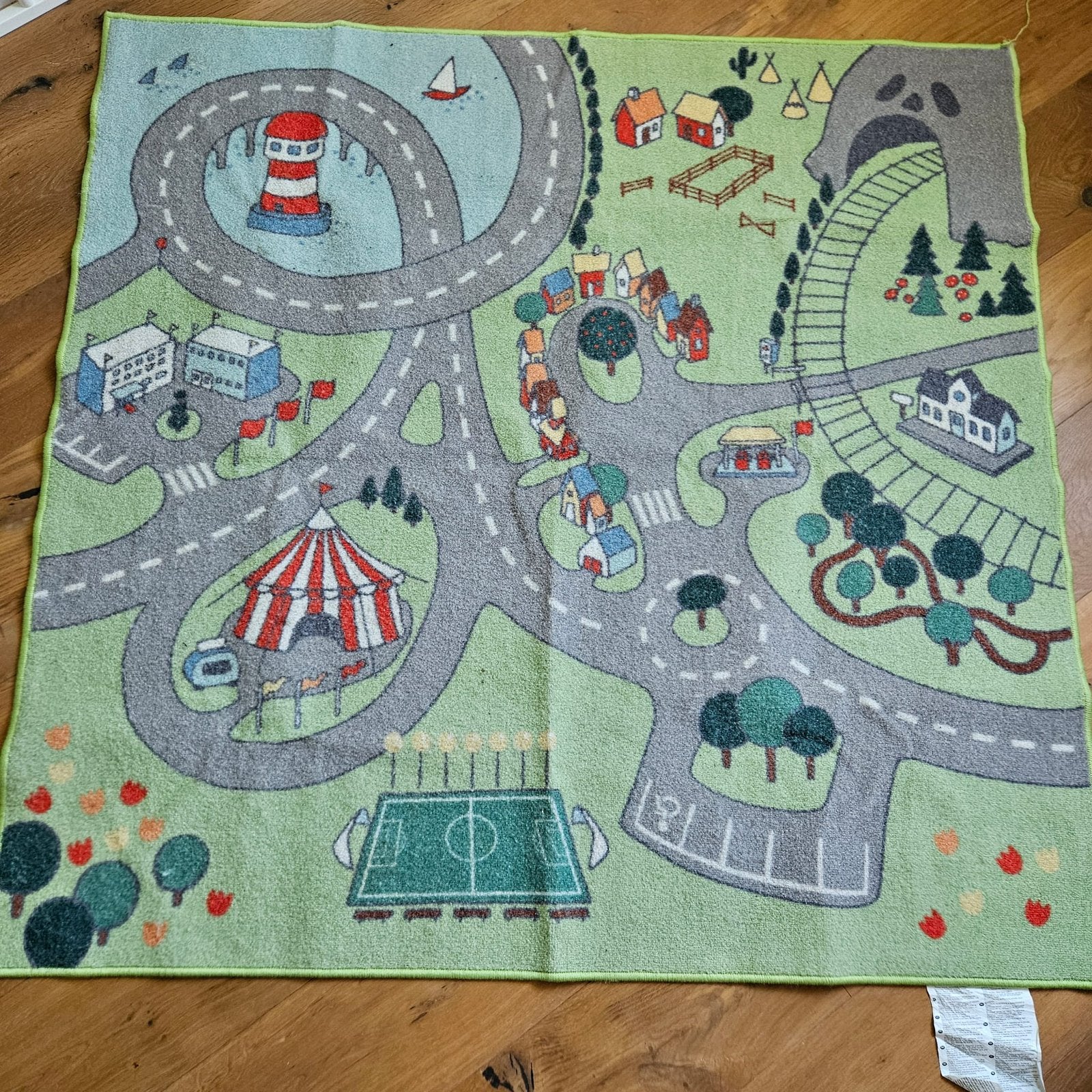 Autobaan speelkleed ikea, Ophalen of Verzenden, Gebruikt
