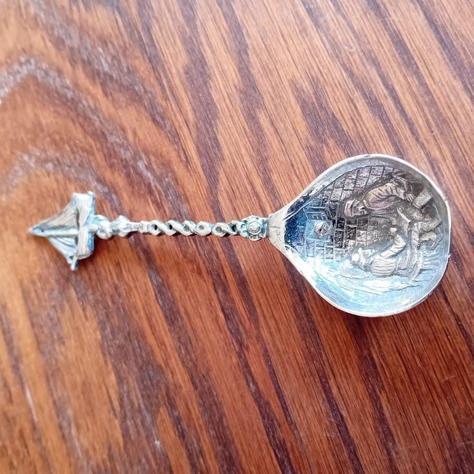 zilveren suikerschep, Ophalen of Verzenden, Zilver