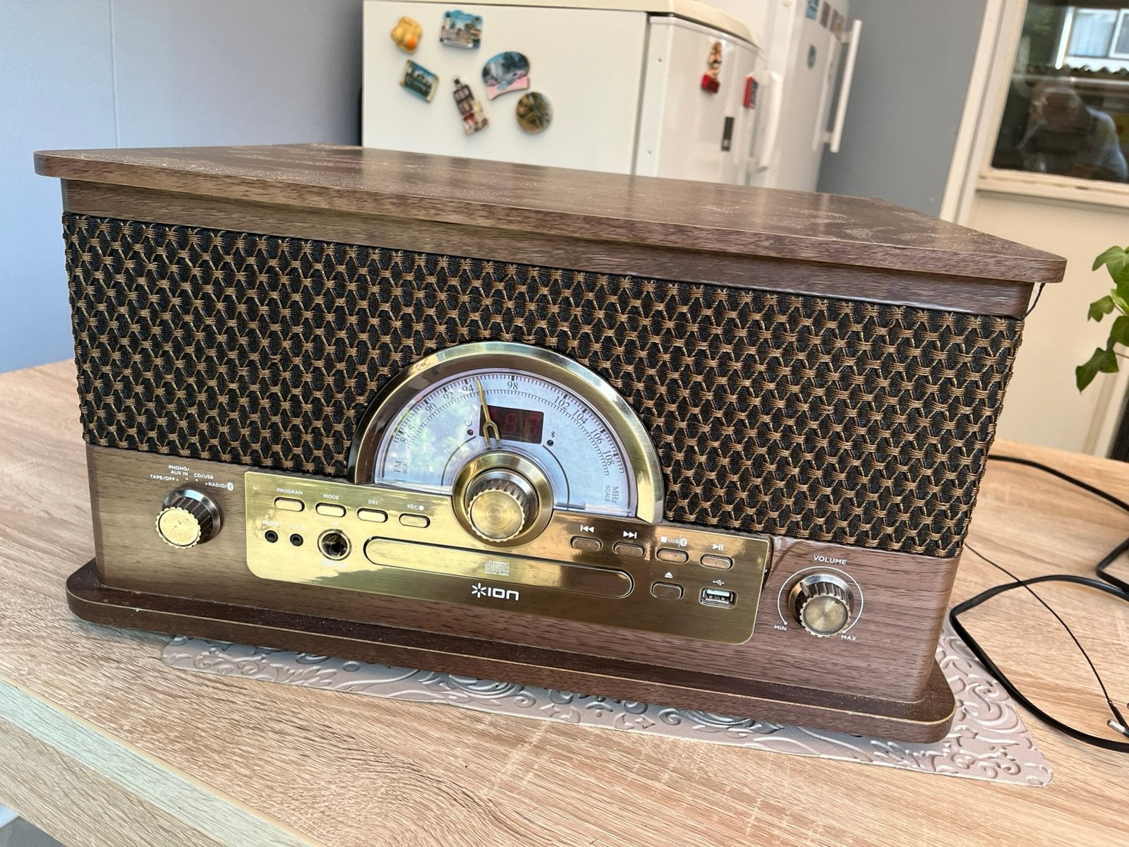 Radio combinatie., Ophalen, Gebruikt, Radio, Met cd-speler